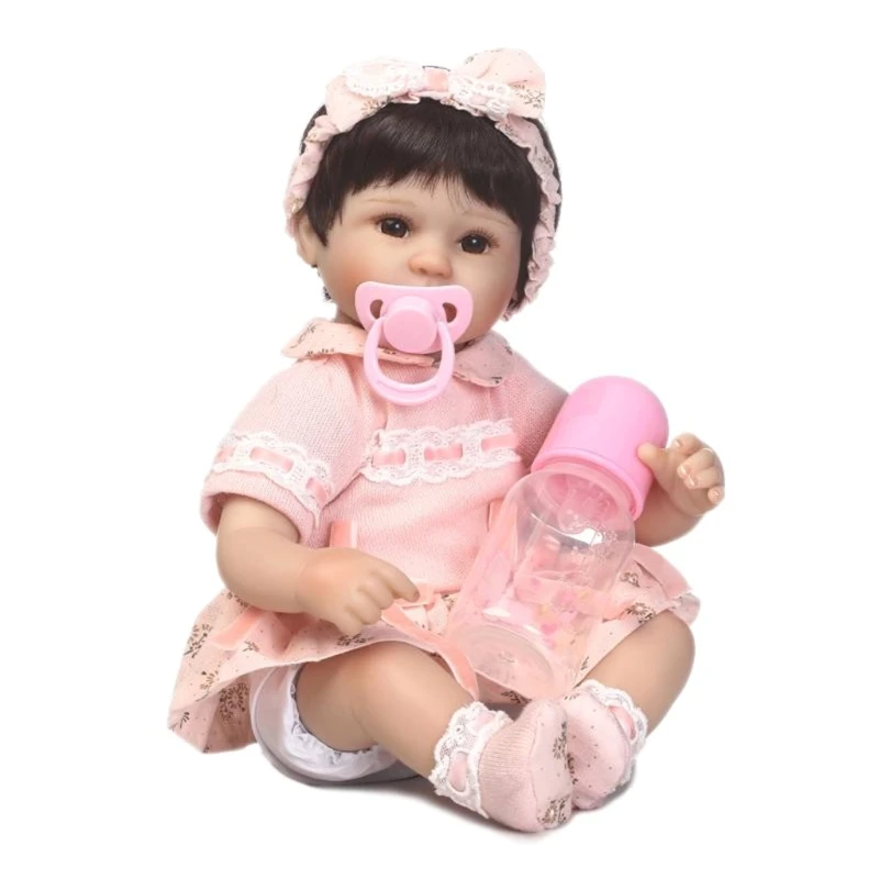 

50LE Infant Bed Doll Decoration Reborn Girl Vinyl Material Food Grade Safety Toys