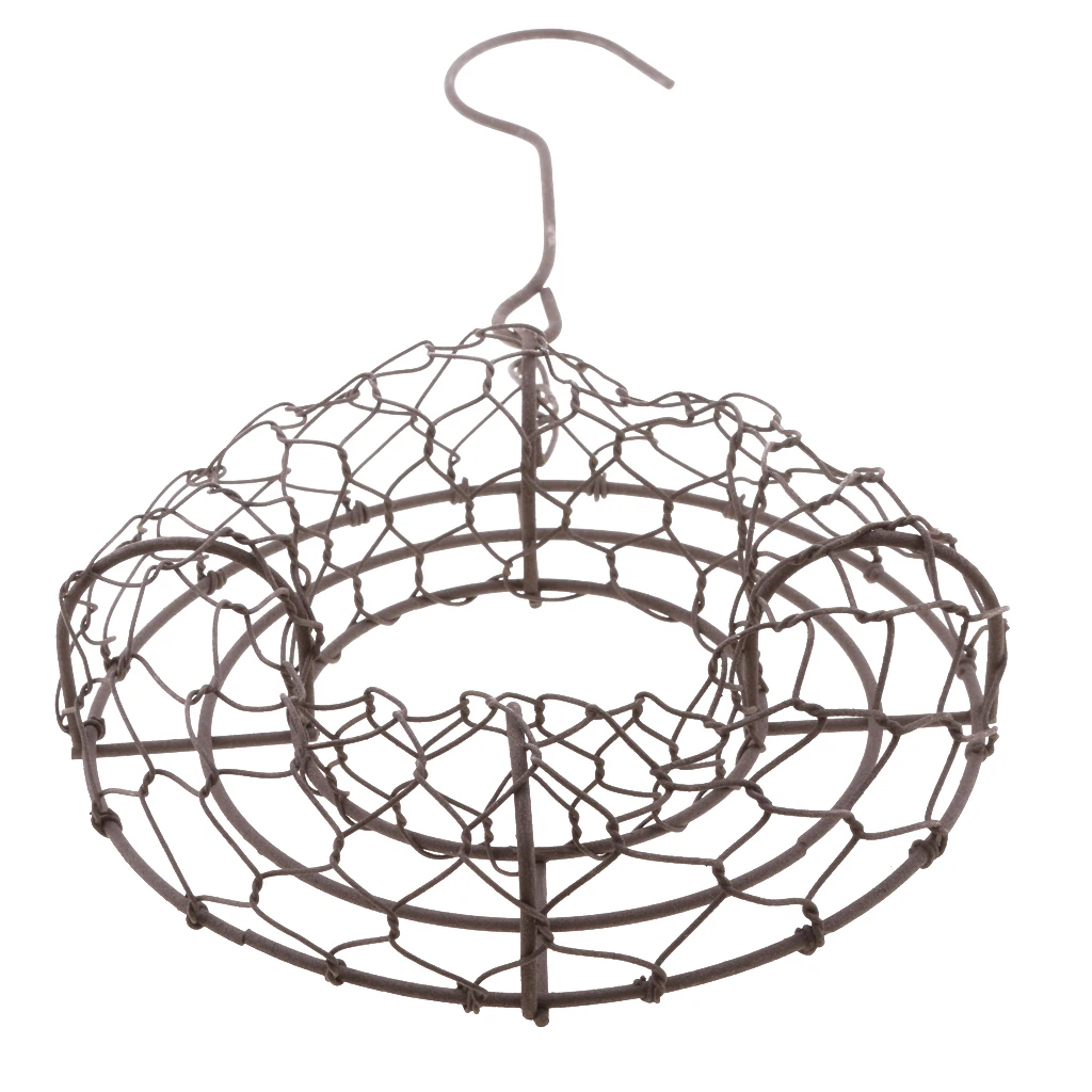 21 см кольцо Форма Железная проволока рамка горшок для суккулентов стойки