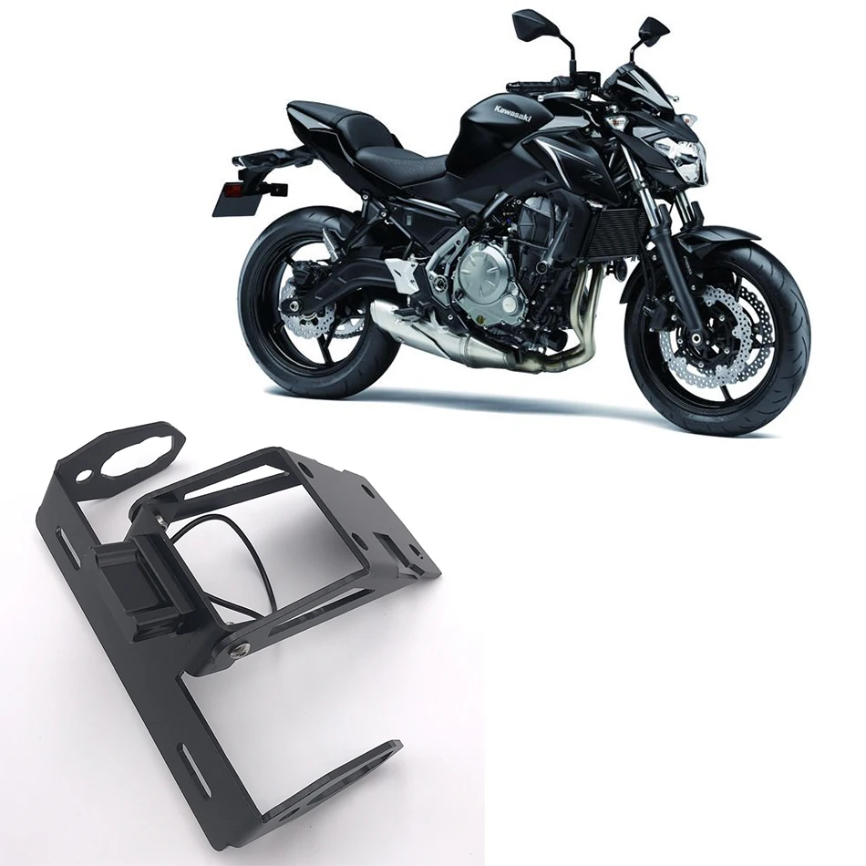 Держатель номерного знака CNC светодиодный светильник для KAWASAKI Z650 NINJA 650 2017 2018 2019