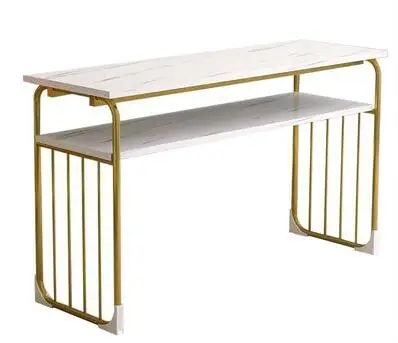

Nail table bargain economy single and double three-person nail table web celebrity nail table and chair set