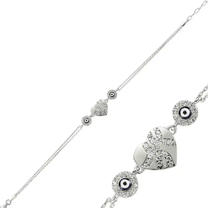

Silver The Genres Change Heart women bracelet