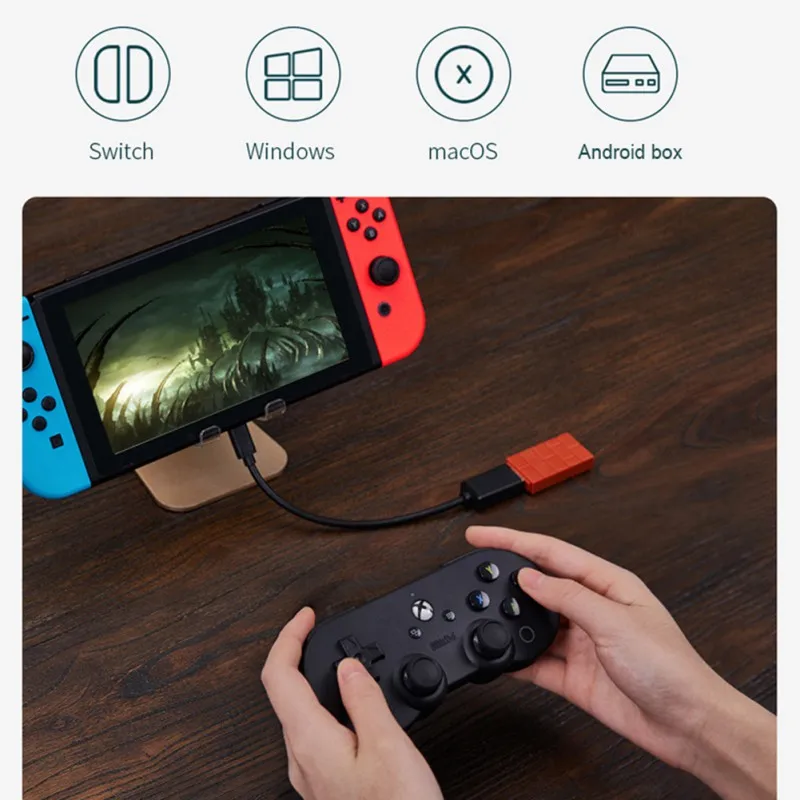 

SN30 Pro 8-Bit Bluetooth Gamepad Controller For Xbox Cloud Gaming On Android Includes Phone Clip With Clip For xbox Controller