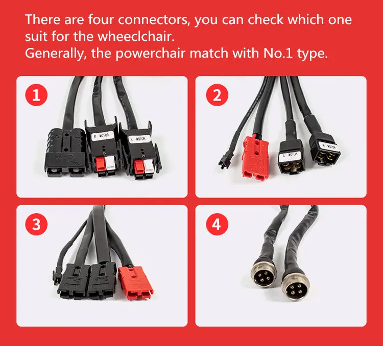 Connector 2 Горячая Высокое качество продвинутый пульт дистанционного управления инвалидной коляской Джойстик контроллер для электрической инвалидной коляски - Цвет: Connector 2