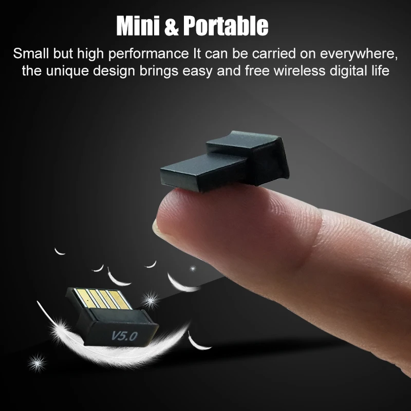 Bluetooth usb адаптер dongle 5 0 компьютер pc наушники для динамика автомобиля fone аудио