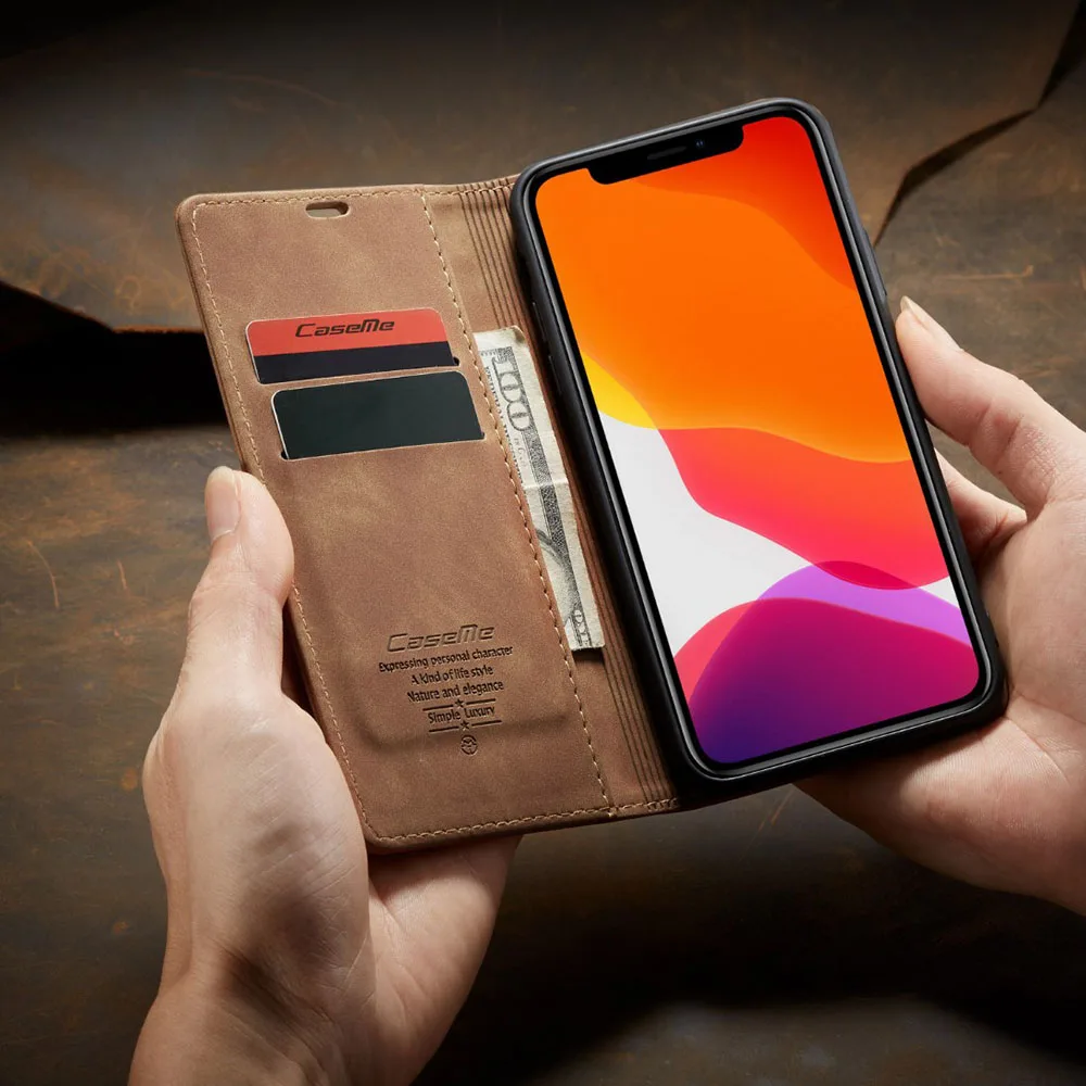 Чехол книжка кожаный для Apple iphone 11 Pro X XR XS Max 8 7 6 6S Plus|Бамперы| |