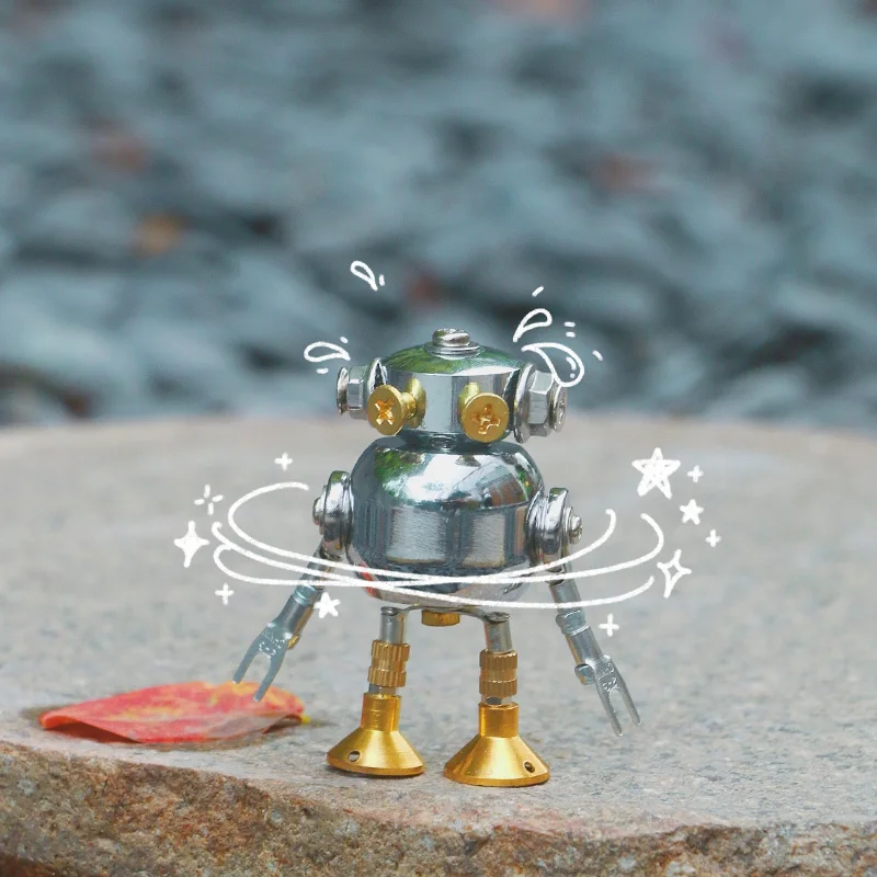 

Blind Box Original DIY Mechanical Party Small Armor Toys Figure 6Style Random Surprise Anime Guess Metal Model 6Pcs/Set