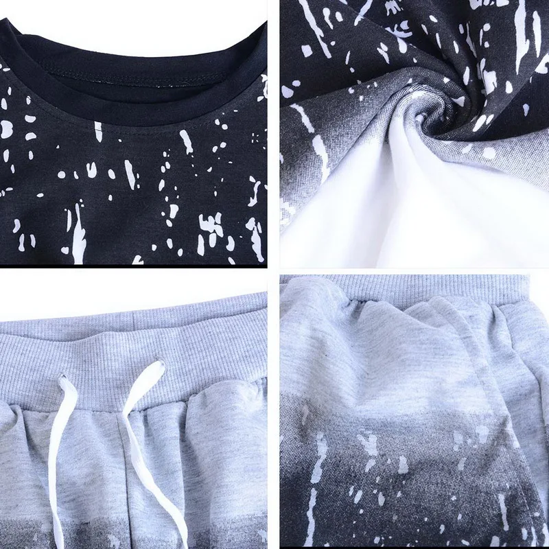 LASPERAL/повседневный костюм с рубашкой 2020 летняя мужская приталенная хлопковая