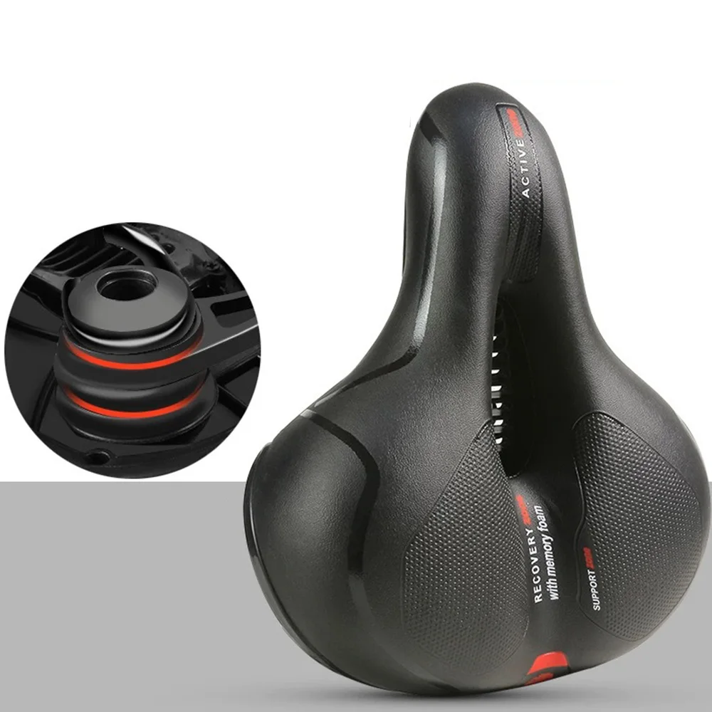 

Mountain Bike Saddle Breathable Cushion Cover Road Bike Soft Cycling Seat Mat Polymer Bicycle Saddle Seat Bicycle Accessories
