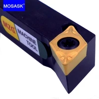 mosask metal cutters sdqcl toolholders 12mm 16mm machining boring bar cnc lathe external turning dcmt 0702 11t3 tool holders