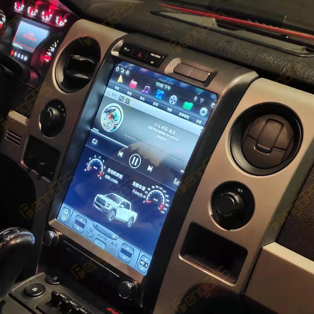 Вертикальный экран в стиле Tesla для Ford Raptor F150 8 1-2009 13 дюймов Android 2014 автомагнитола