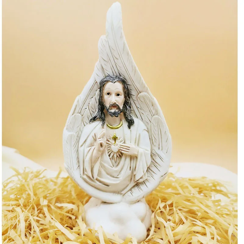 Статуя Святого семейства Коллекционные фигурки Священная Смола ручной работы