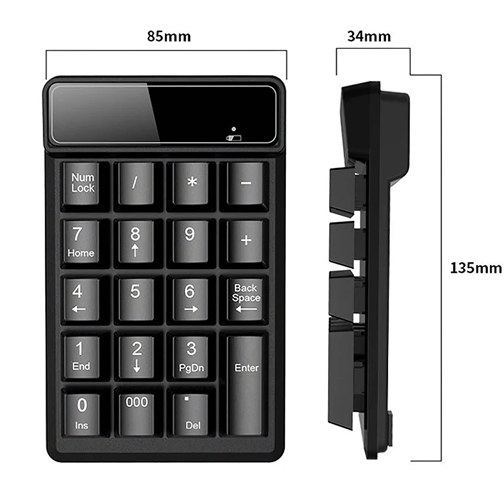 

Keyboard 19 Keys 1.5m USB Wired Waterproof Suspended Mechanical Numeric Keypad For Laptop Notebook Accessories