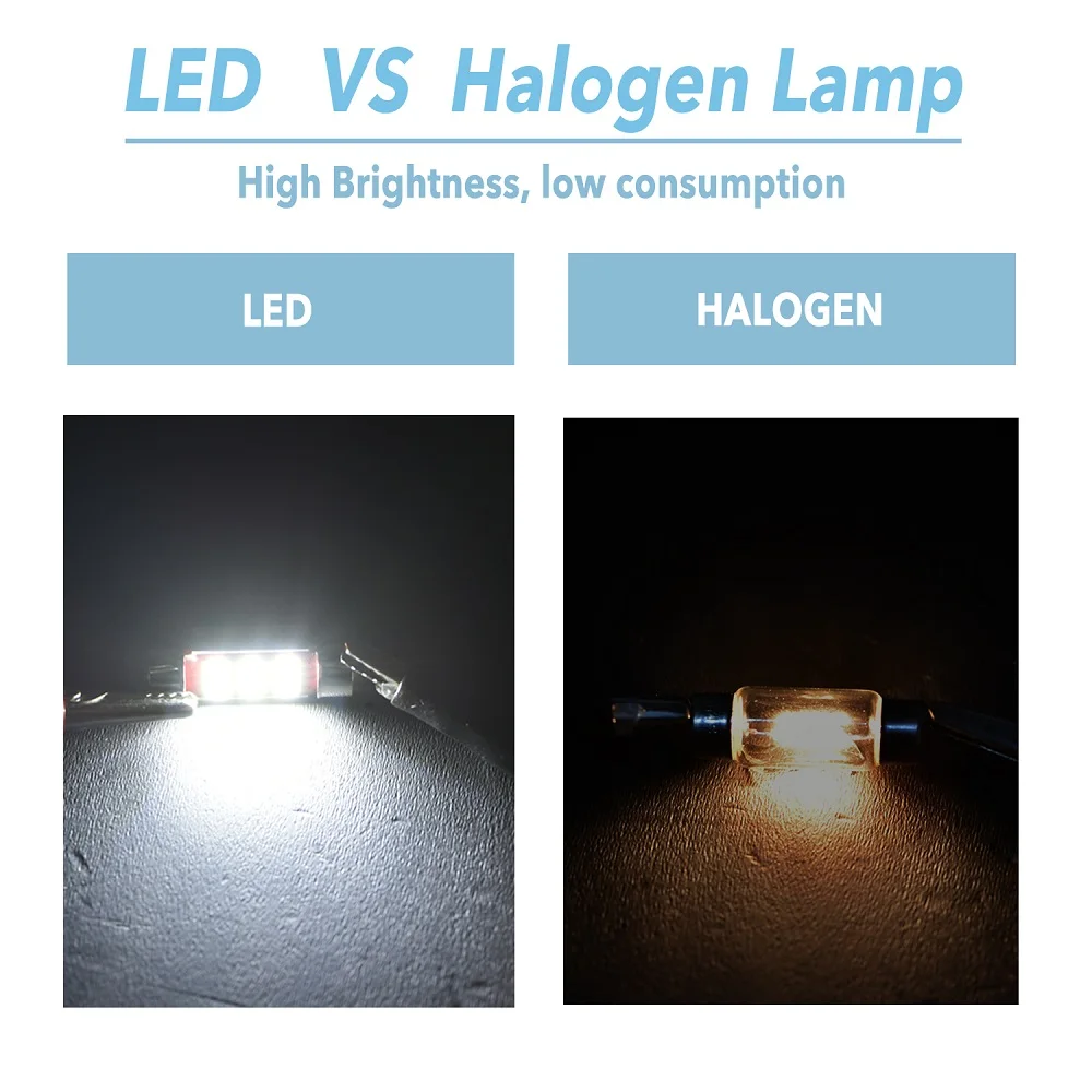 2 шт. 36 мм гирлянда C5W Светодиодная лампа Canbus без ошибок лампочка для VW Volkswagen Passat B6