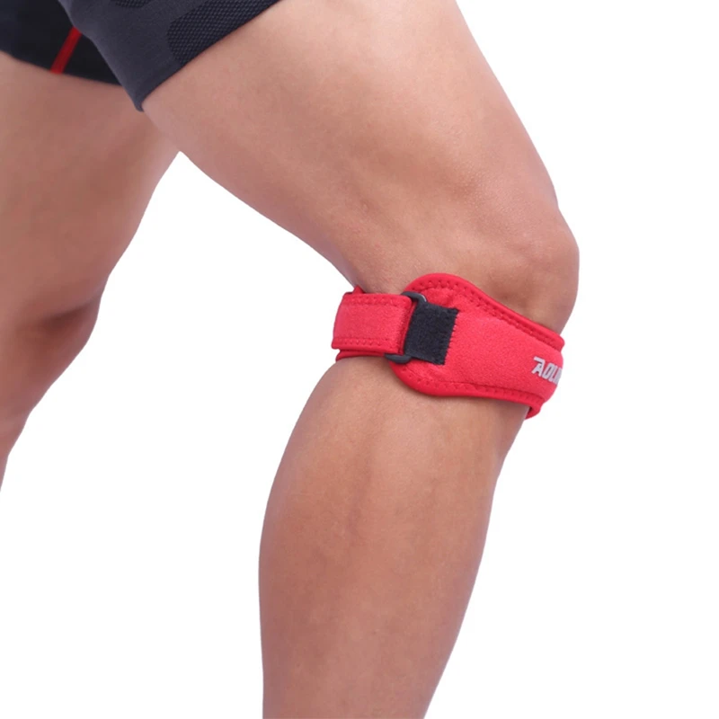 

1pc Knee Pad Sleeve Adjustable Compression Leg Patella Wrap Protector Outdoor Fitness Climbing Sportswear Accessories