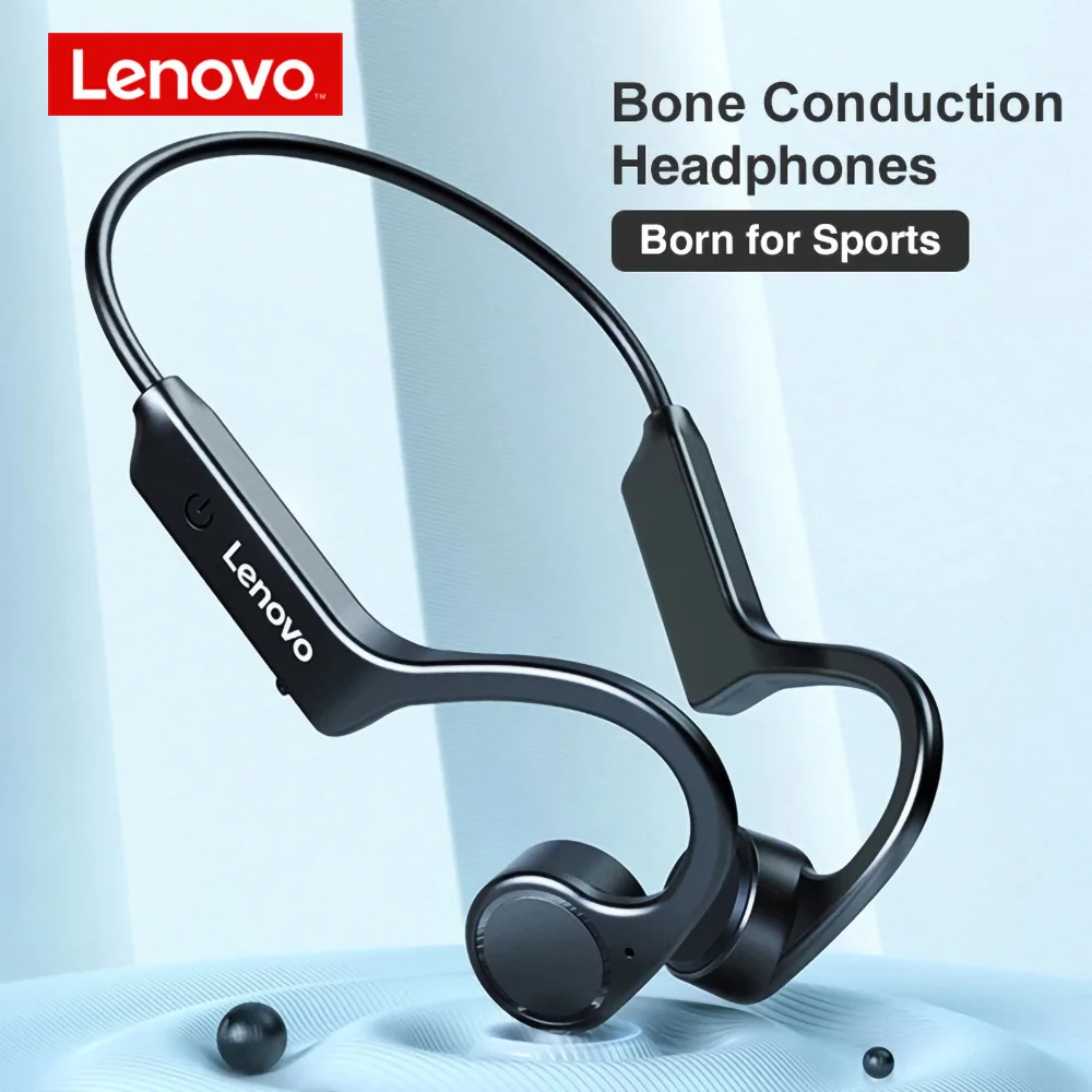 

Lenovo X4 Bone Conduction Earphone Wireless Headphones for Sports Running Cycling Waterproof Earbuds With Micphone Headset