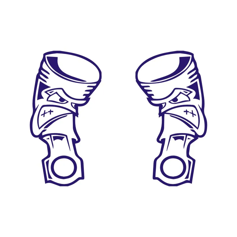 Наклейки на автомобиль наклейки с гневным поршнем для мальчика наклейка бампер