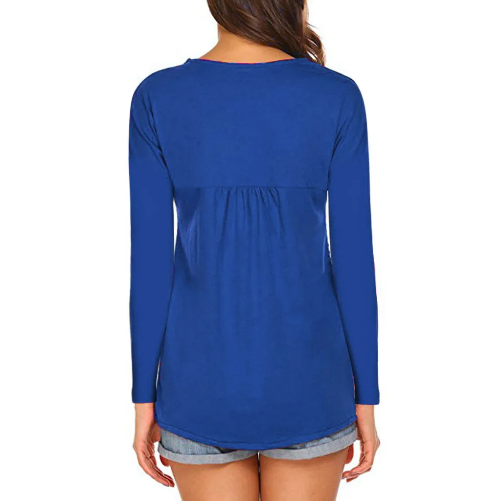 2019 футболка Женская Полосатая с длинным рукавом Повседневные топы Poleras Camiseta Mujer