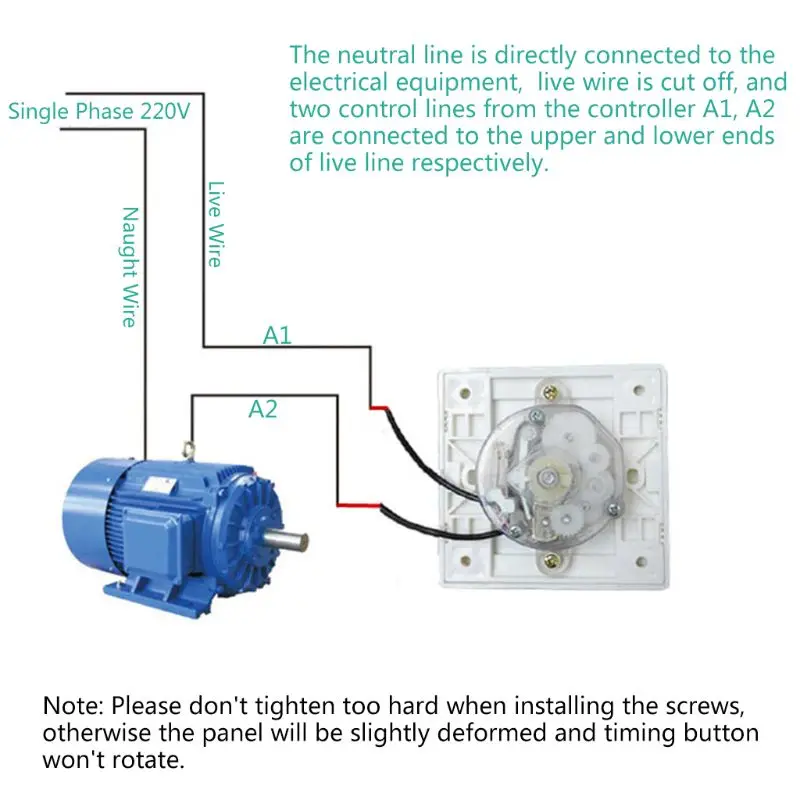 AC 220V управление переключателем таймера Pump механический обратный отсчет