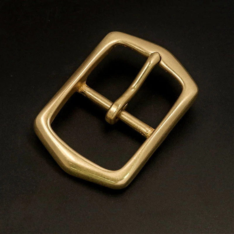 Латунная пряжка для ремня 1 шт. Высококачественная среднего размера с одним