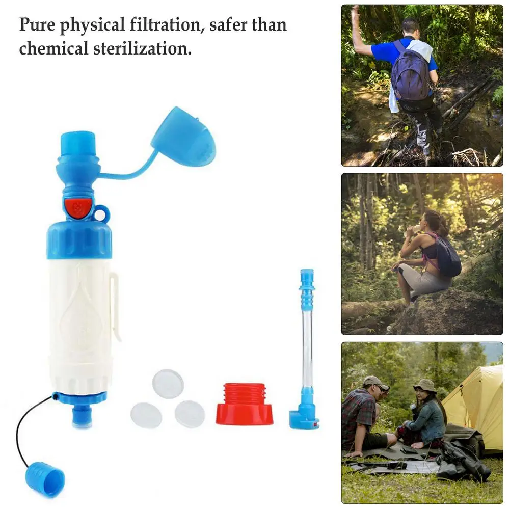 

Water Purifier Portable Multifunctional Purifier Equipment be reused Emergency Life Survival Water Purifier for Camping Hiking