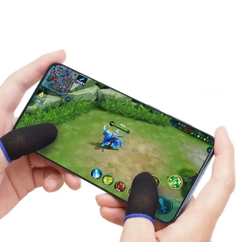 NEW Finger Cover Game Control For PUBG Sweat Proof Non-Scratch Sensitive Touch Screen Gaming Thumb Sleeve Gloves | Электроника