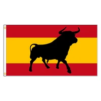 3x5fts bullfight spain bull flag