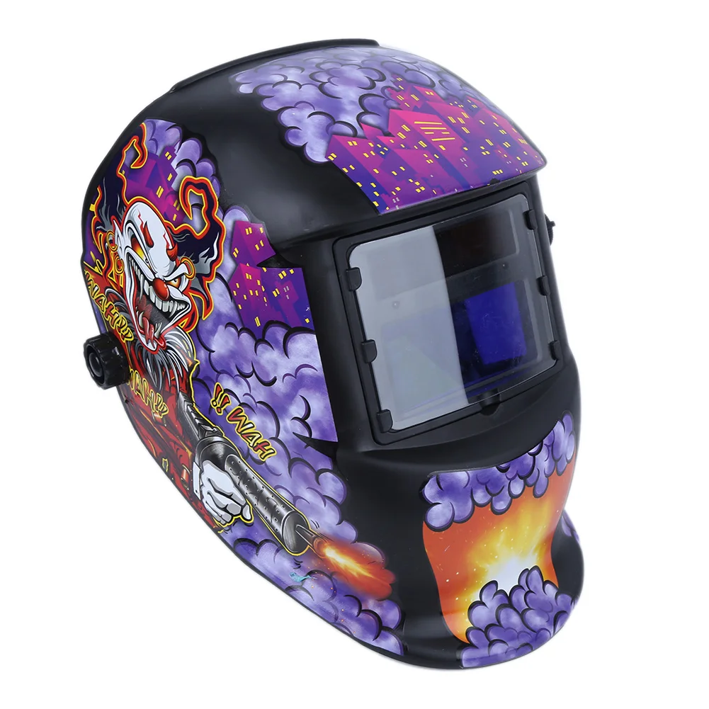 Шлем сварочный на голову с автоматическим затемнением регулируемая повязка