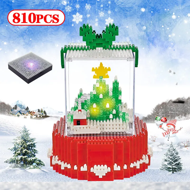 810 шт. Детский конструктор Рождественская елка|Блочные конструкторы| |