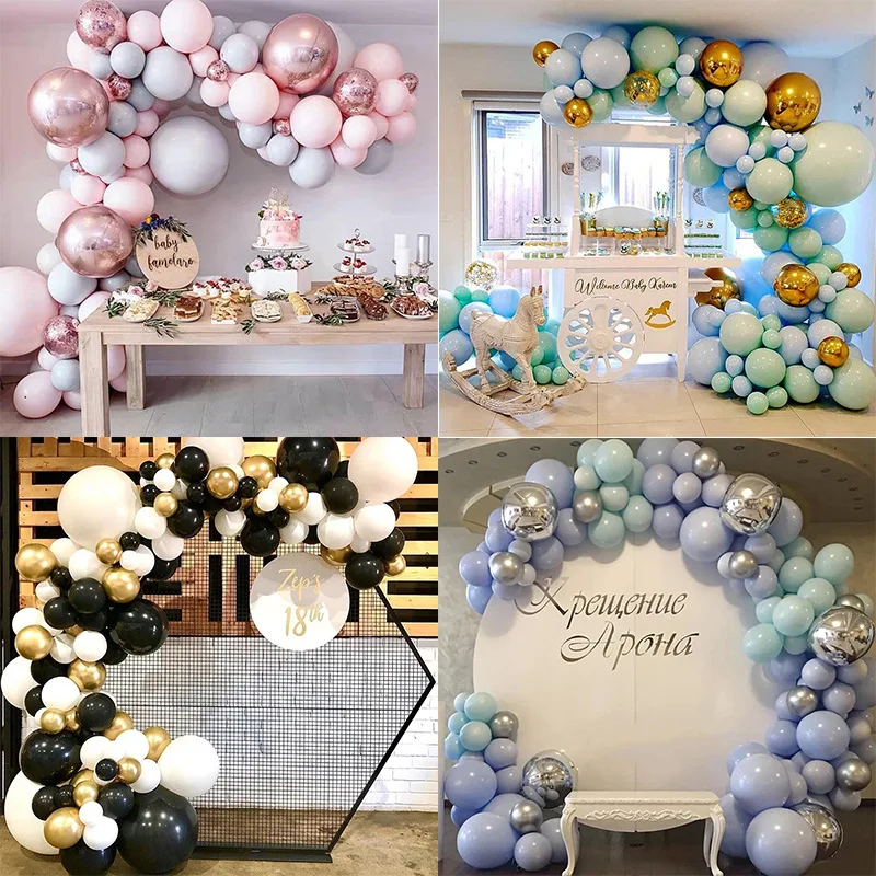 Globos de l&aacute;tex con lentejuelas doradas, decoraci&oacute;n para fiesta de cumplea&ntilde;os, Baby Shower, exposici&oacute;n de g&eacute;nero, suministros de decoraci&oacute;n de boda, accesorios de globos-1
