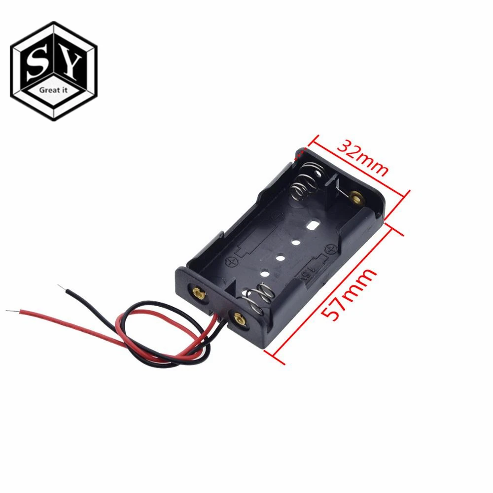 1 шт. футляр для хранения батарей типа АА размер 5 держатель с 2 3 4 слотами