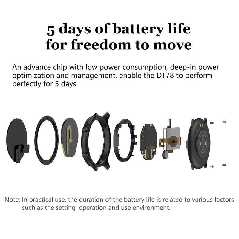 arvin dt78 smart watch men women smartwatch bracelet fitness activity tracker wearable devices waterproof heart rate monitor free global shipping