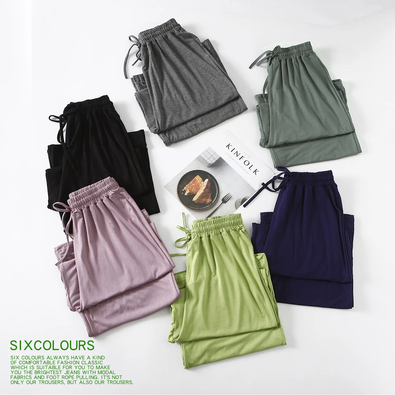 Домашние штаны из модала шорты пижамные для сна Размеры M-xl 21-226 | Женская одежда