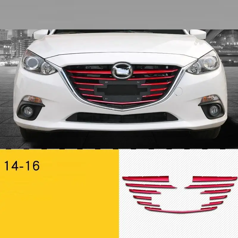 Автомобильный передний бампер решетка внешняя Авто хром аксессуар наклейка