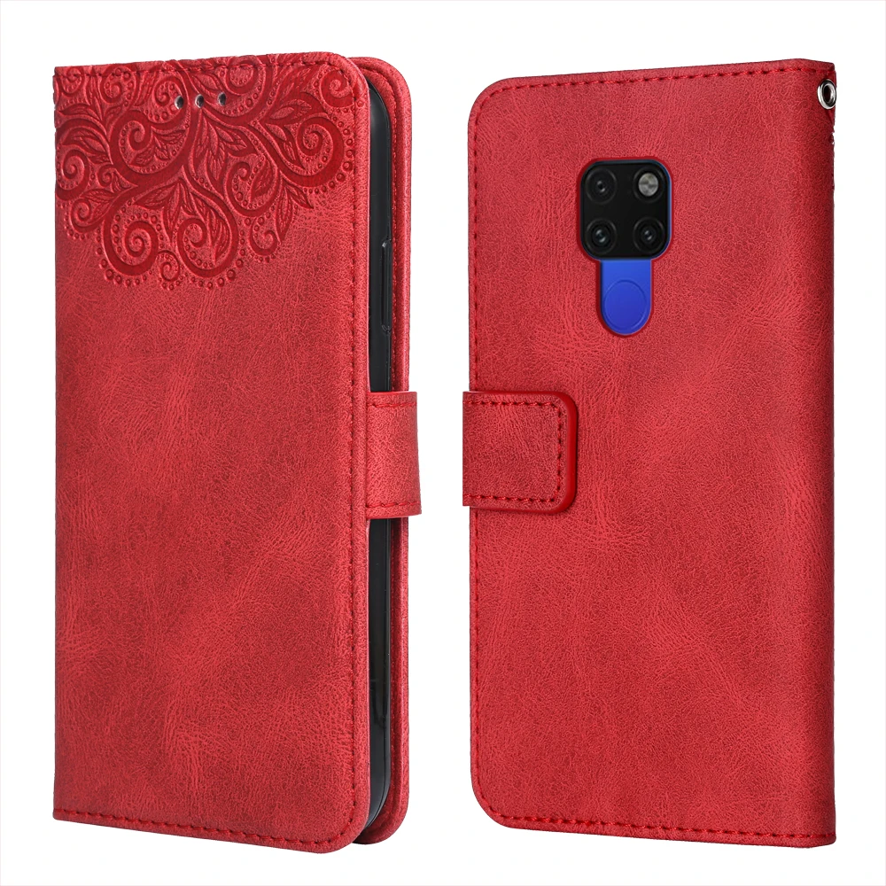 Для Huawei Mate 20 цветок тиснение чехол HMA LX9 AL00 TL00 6 53 ''Wallet флип раскладный кожаный