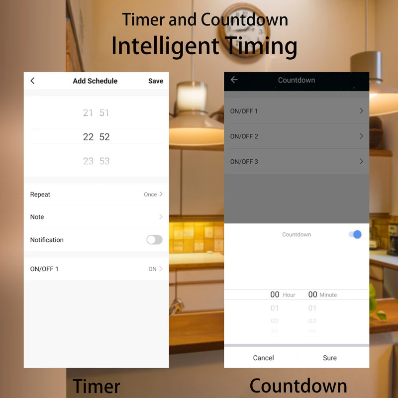 

WiFi ZigBee Smart Push Button Switch 2MQTT Setup Tuya APP Control With Alexa Google Home 1/2/3 Way With Tuya ZigBee Gateway