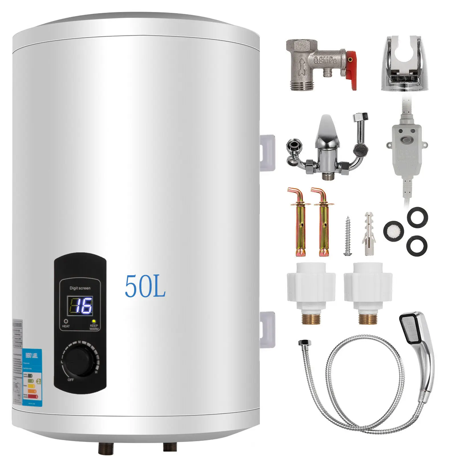 50л электрический бак для горячей воды бойлер Электрический накопительный