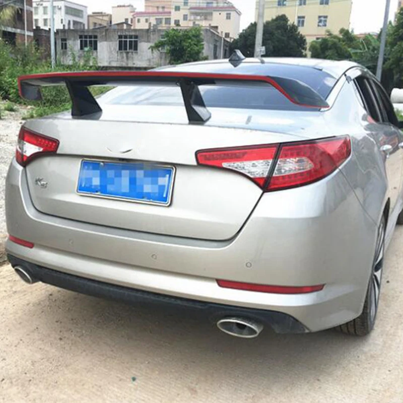 

FOR GT Universal Accessories Spoiler NEW OLD Kia Optima K5 ABS Plastic Sedan CAR Trunk Rear Lip Tail Wing Body Kit 145CM Long