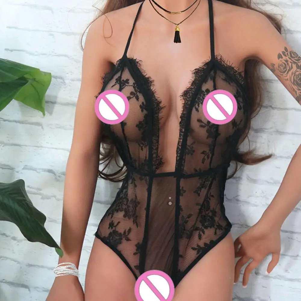Женское Кружевное боди с глубоким V образным вырезом|Женское белье и боди| |