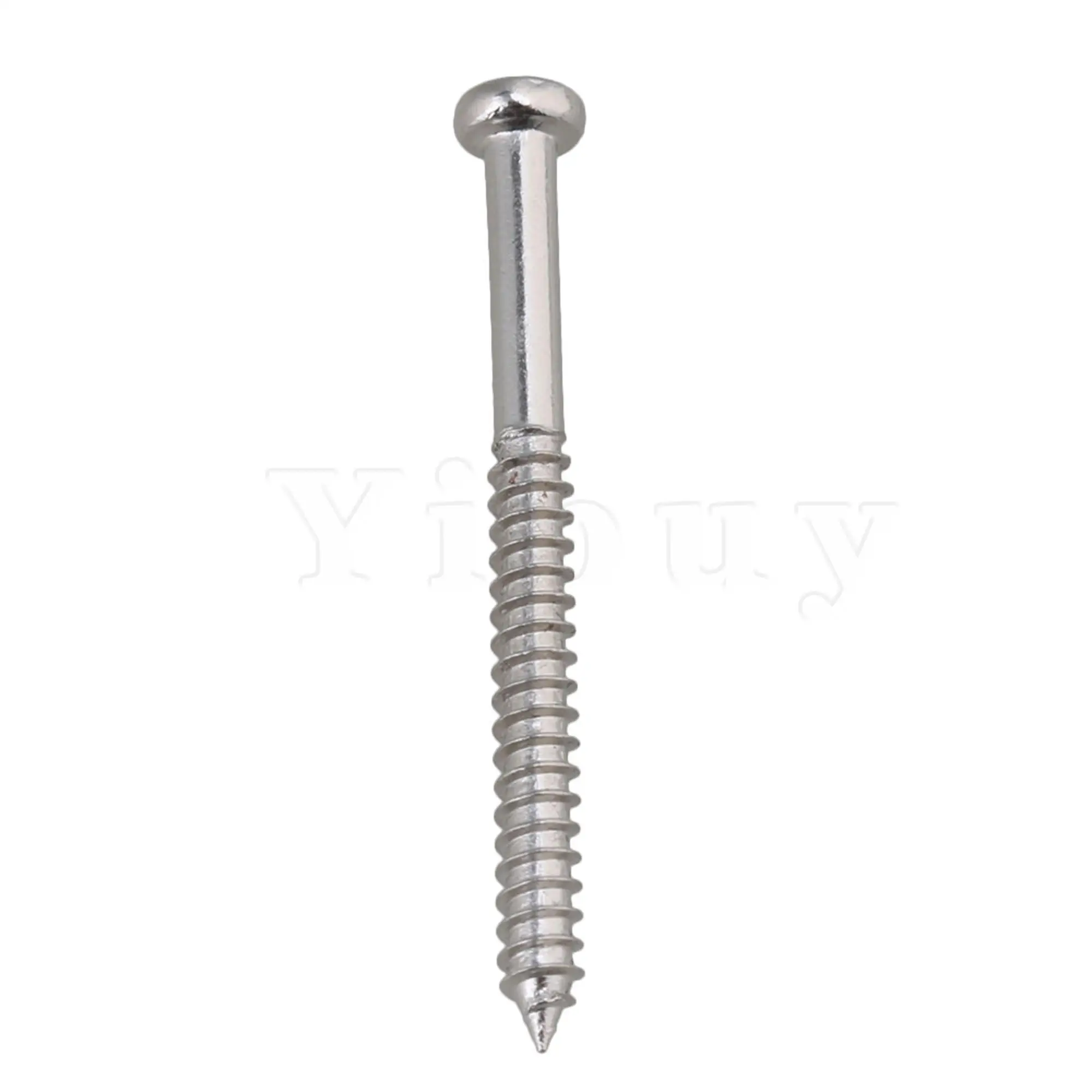 Yibuy 10* GUITAR SCREWS FOR Pickup /CHROME | Спорт и развлечения