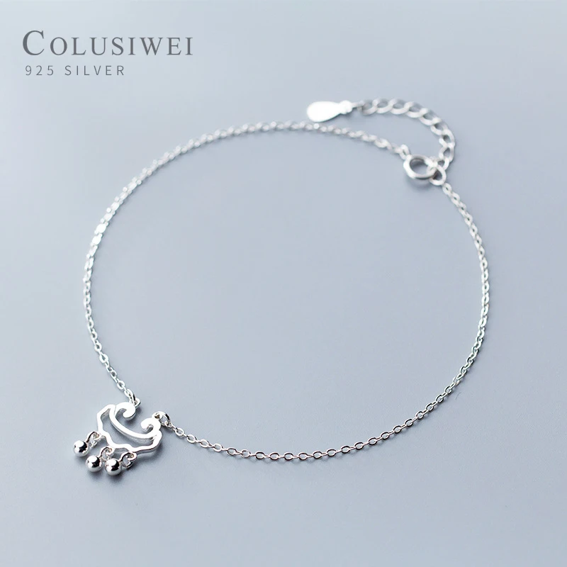 Ножные браслеты Colusiwei в национальном стиле для женщин китайские на цепочке с