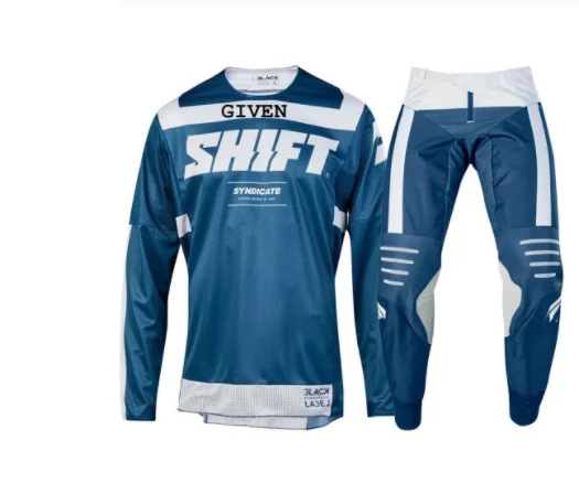 Комплект одежды для мотокросса взрослых MX WHIT3 label York blue jersey модель 2019|Комбинезоны|