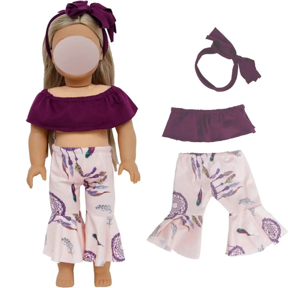 Модная повязка на голову с плоскими плечами и штанами 1 комплект аксессуары для