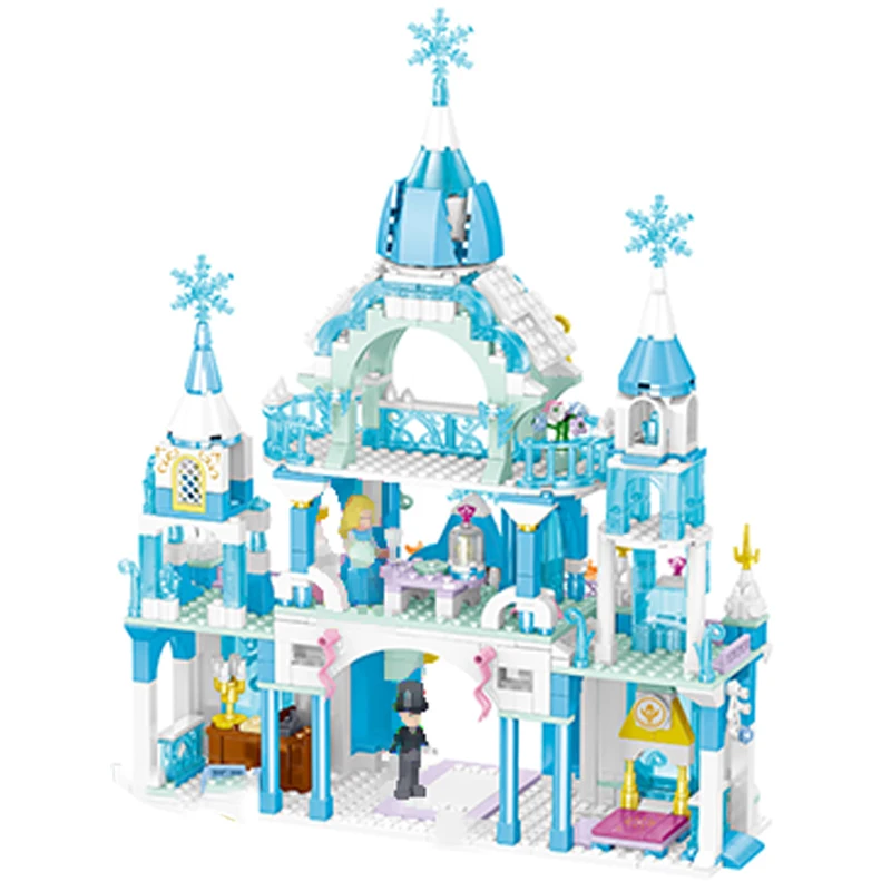Зимний дом для друзей Playmobil 41168 принцесса ледяной Снежный замок фигурки героев