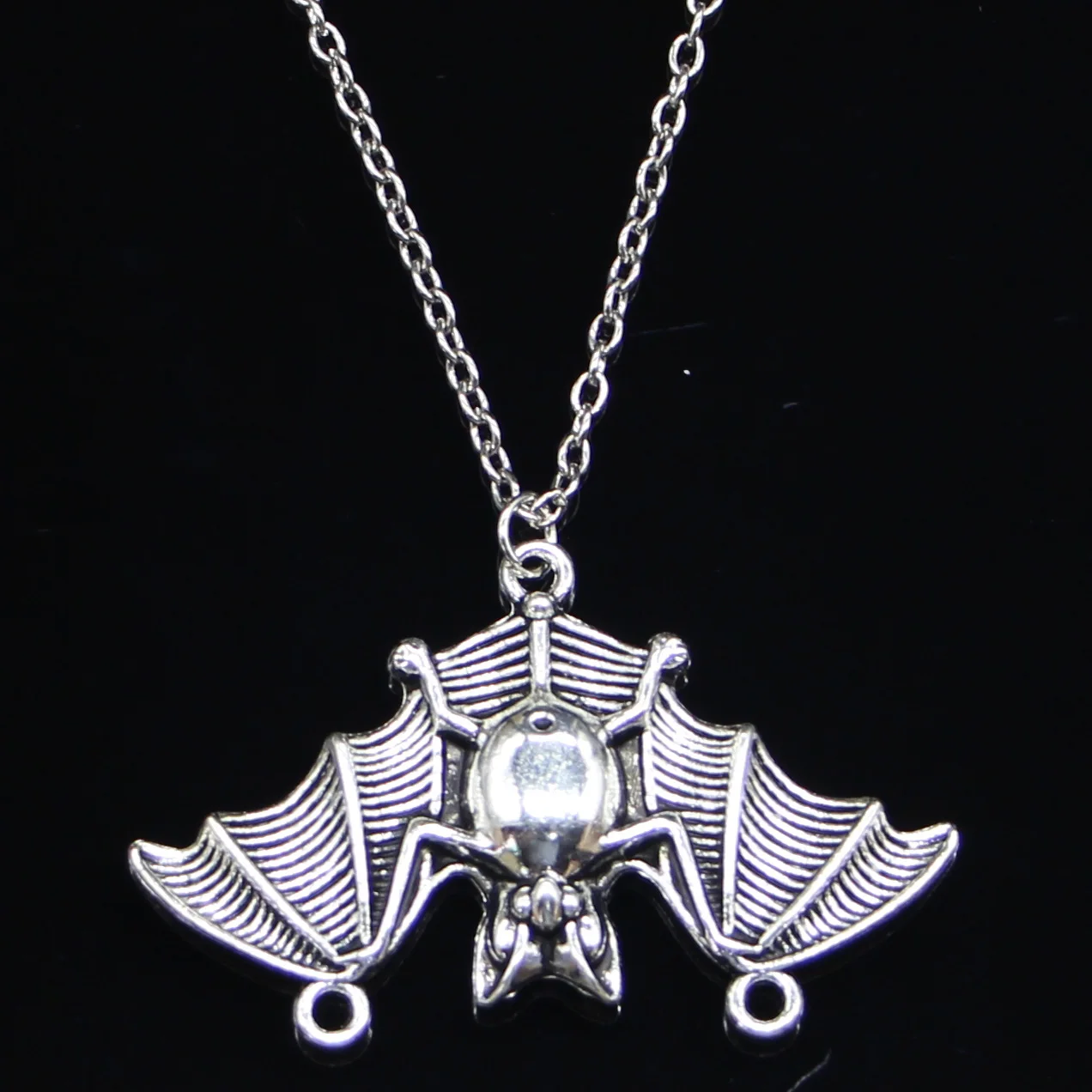 

New Fashion Necklace 29x47mm bat vampire dracula connector Pendants Short Long Women Men Colar Gift Jewelry Choker