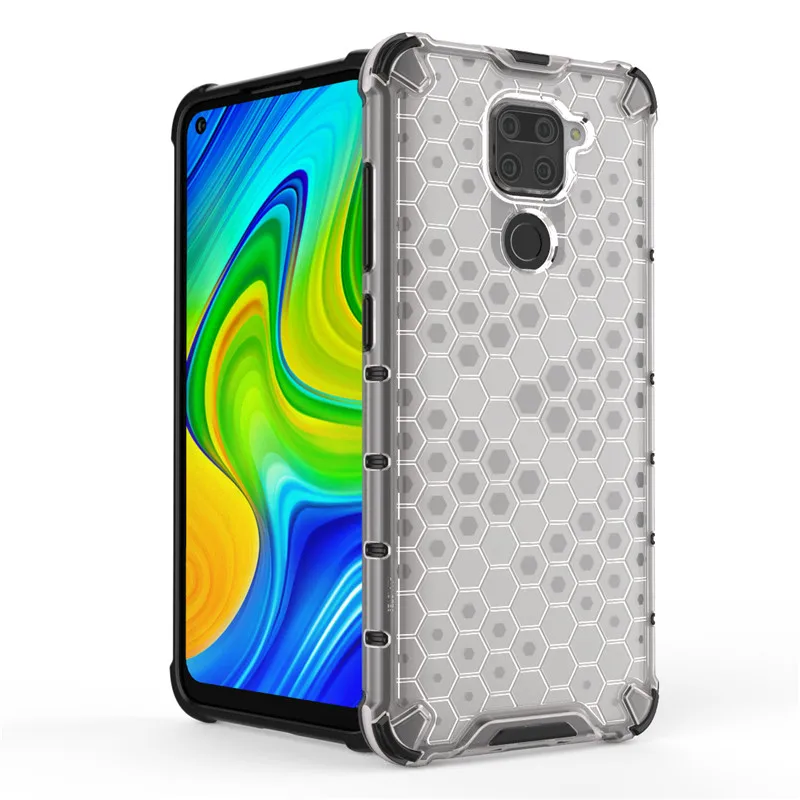 Роскошный бронированный противоударный чехол для телефона Xiaomi Redmi Note 9 9S матовый
