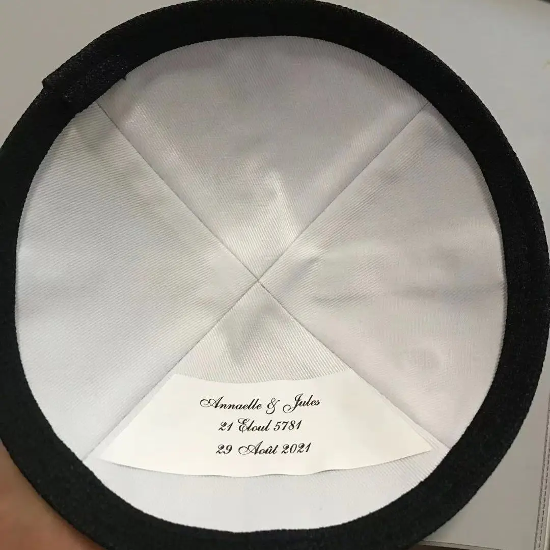 Свадебный kippot kippas yarmuke индивидуальный персонализированный kipot|kippa|kippotkipot |