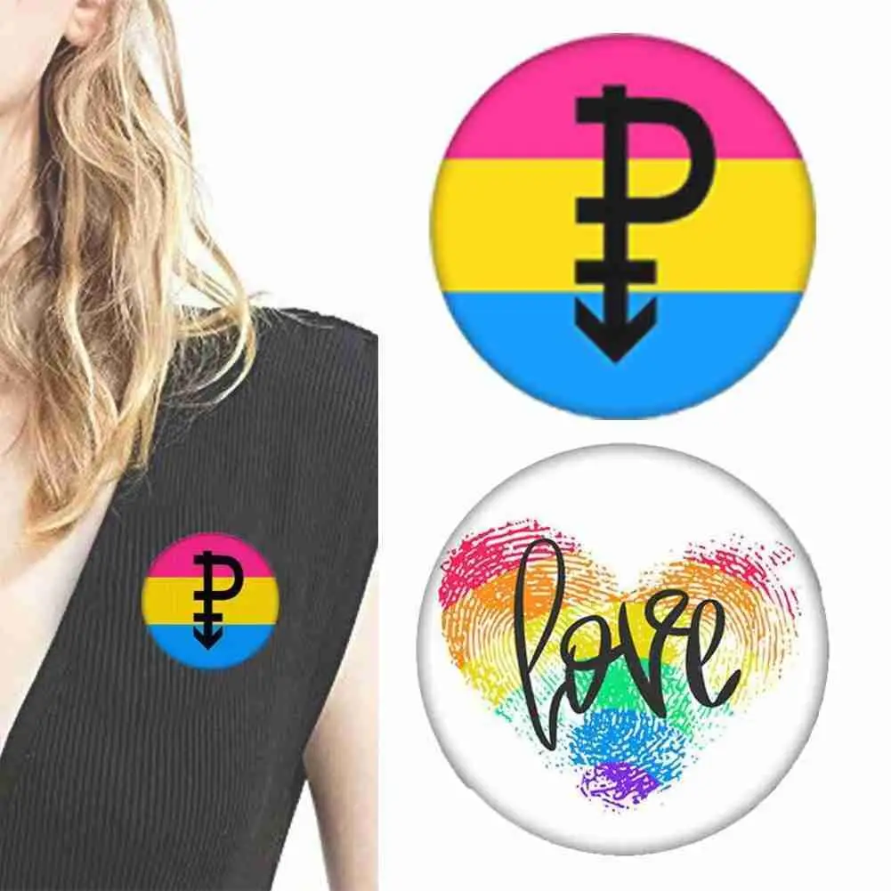 

Брошь «Любовь и мир», Радужный значок ЛГБТ, 2021