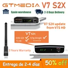 Новое обновление Gtmedia V7 S2X спутниковый ТВ приемник DVB S2S2X H.265 1080P GT Media V7S2X с USB Wifi, как V8 NOVA V9 Super