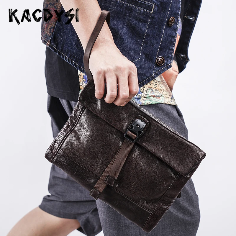 Дизайнерский кошелек клатч из 100% натуральной кожи для мужчин качественные