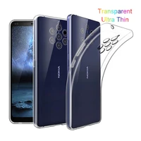 2019 ultra thin transparent tpu case for nokia 9 pureview 5 99 silicone cover clear soft slim phone fundas bags nokia9 pureview